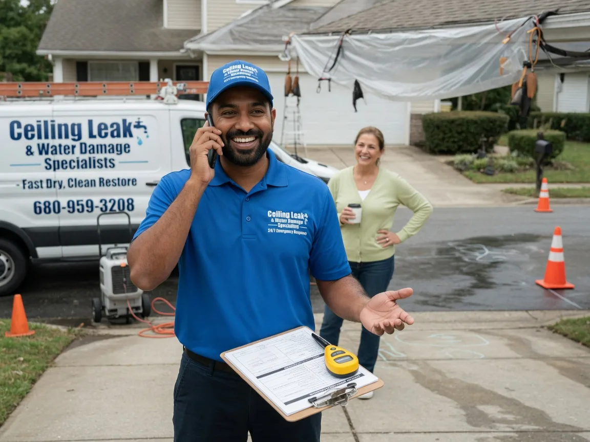 Ceiling Leak Cleanup Glen Head, NY FAQs